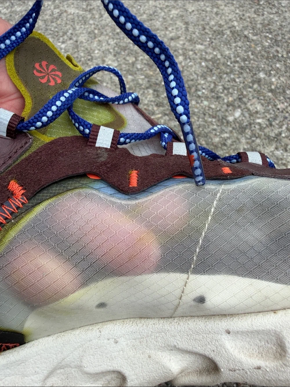 Nike Element React 87 Moss/Orange/Black 2019